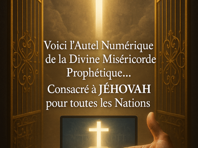 INAUGURATION PROPHÉTIQUE DU SANCTUAIRE NUMÉRIQUE DMP – 5 AOÛT 2025